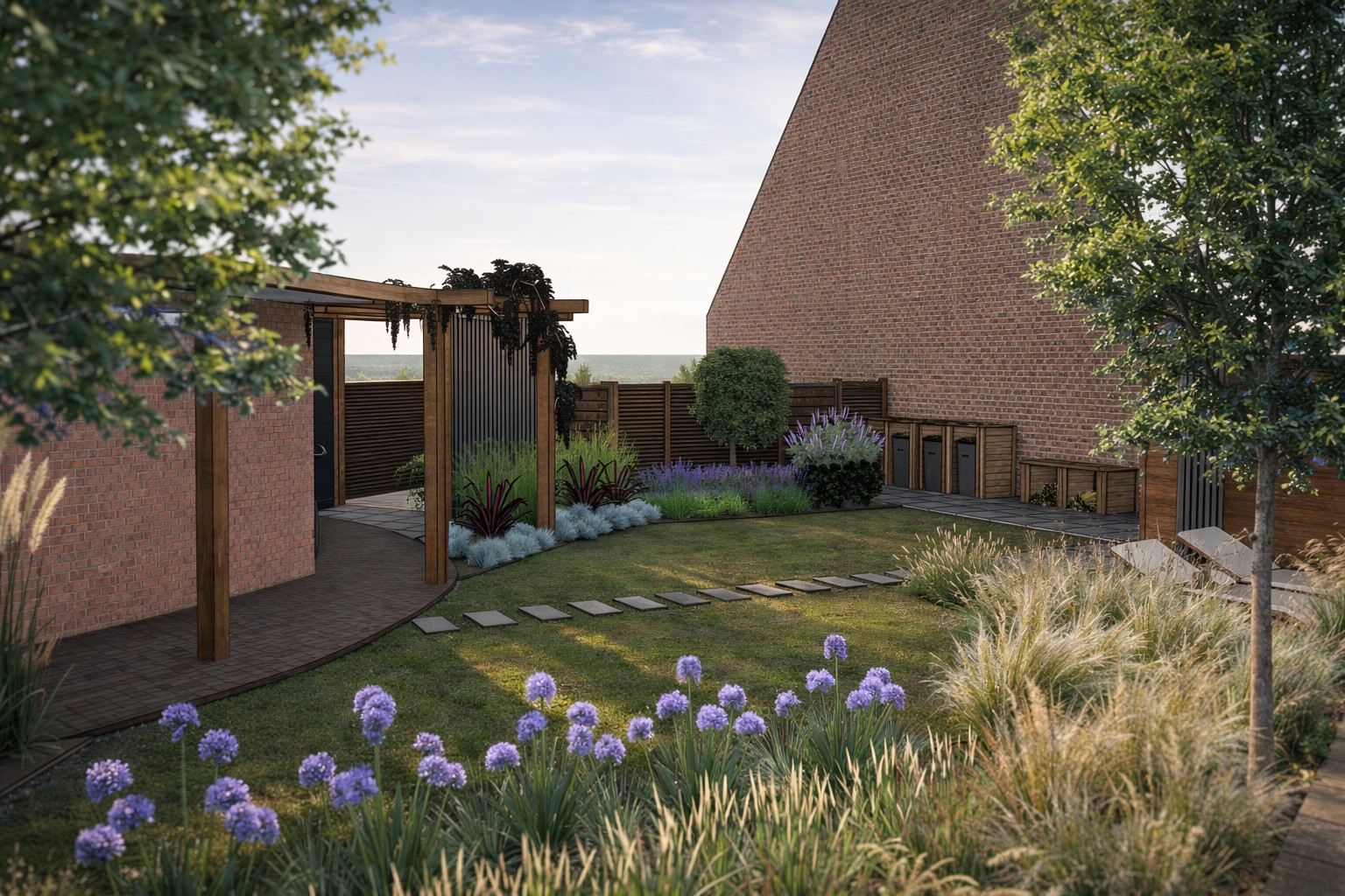 Ontwerp voor een groene buitenruimte